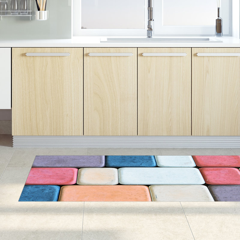 Gajana Rectangle cm Geometric Area Rug, Rectangle 52 x 280cm