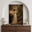 Œuvre d'art de Noël rétro, images de chambre à coucher, impression sur toile encadrée-132863049-132863053