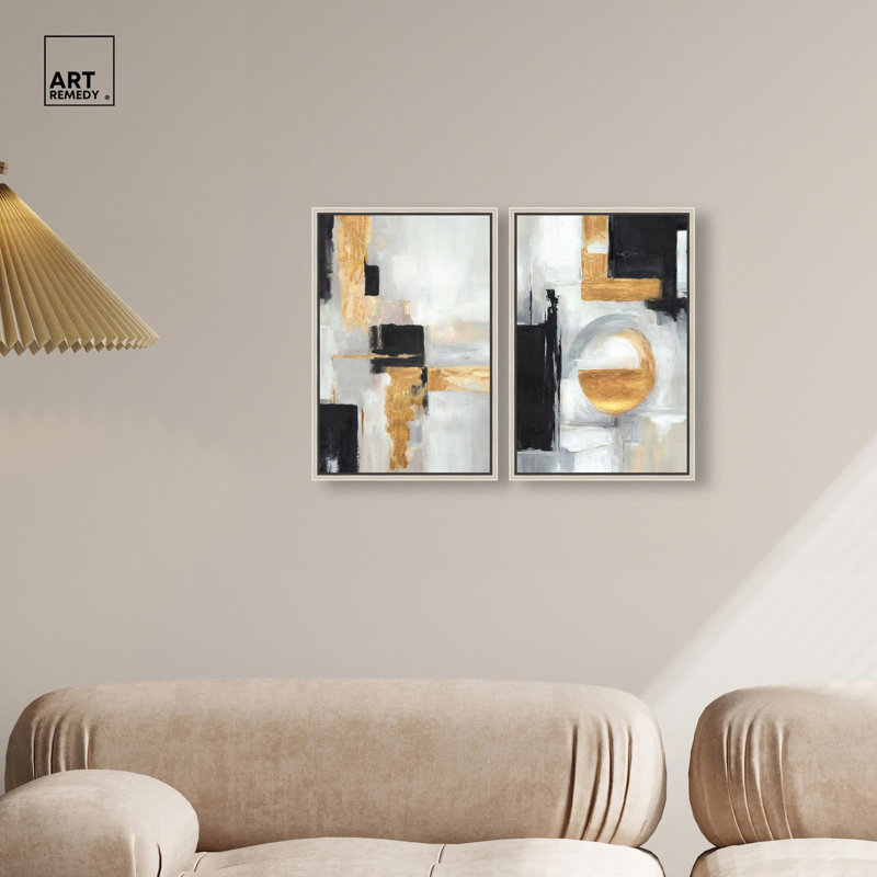 «Silent Rift», reproduction d'art sur toile par Art Remedy, cadre argenté, 10 x 15, Cadre argenté, H 16 po x l 11 po