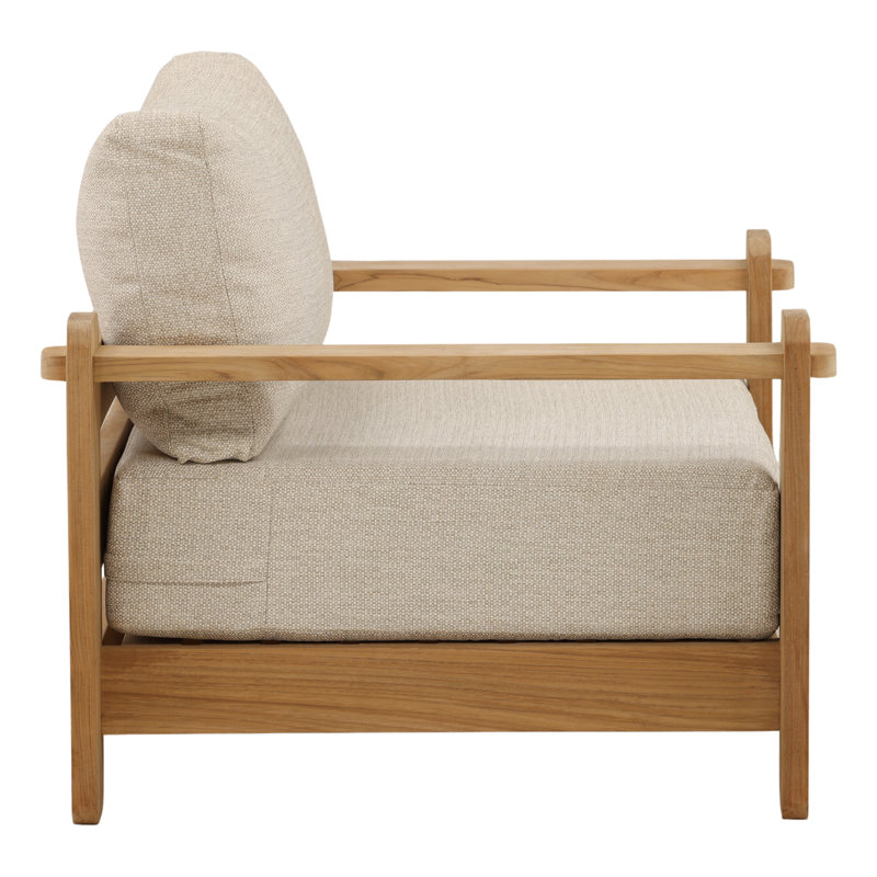 Julie Outdoor Sofa Chair Taupe