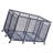 Pool Storage Bin, 48.8 x 32.7 x 32.7 in, Rolling Pool Float Storage Organizer with Side Pockets & Casters, Heavy Duty Metal Frame, Poolside Toys Noodles Holder Mesh Basket for Swimming Pools-1697170255