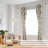 Breneisha Linen Textured Geometric Curtains Thermal Insulated Grommet Curtains-1948205178