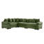 Canapé modulaire surdimensionné surdimensionné en nuage, canapé modulaire convertible avec accoudoirs très larges à assise profonde, 13 coussins décoratifs en velours côtelé de qualité supérieure, conception ergonomique, assemblage facile, pour les salons-133657483-133657485