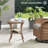 Bonia Wicker Rattan Side Table With Built-In Glass-1460712226
