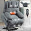 Fauteuil inclinable électrique en chenille de 23 po de large et à dossier haut avec massage par vibration à 8 points et chauffage lombaire-78627602
