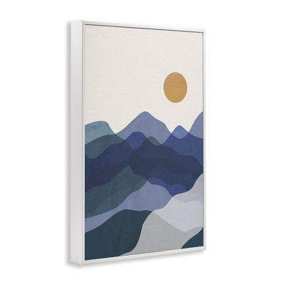 Layered Mountains Giclee Art by JJ Design House LLC