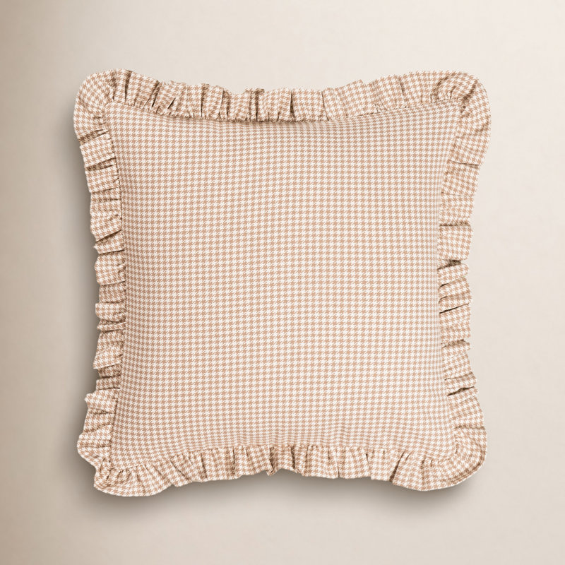 Coussin Birch Lane Sashay, Plumes, Brun