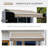 Outsunny 8' X 7' Patio Retractable Awning, Manual Exterior Sun Shade Deck Window Cover
