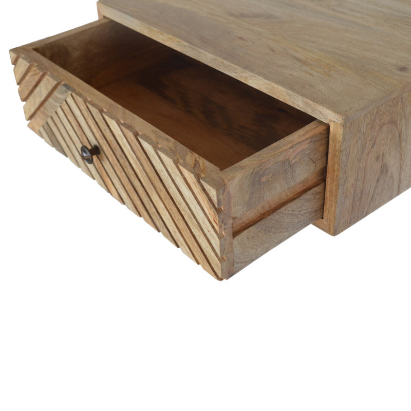 Alldredge Solid Wood Floating Shelf