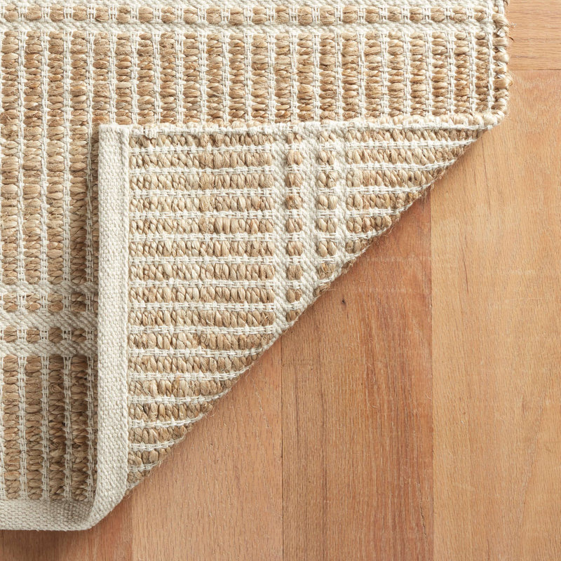 Arbor Handwoven Jute Rug, Rectangle 2' x 3', Ivory
