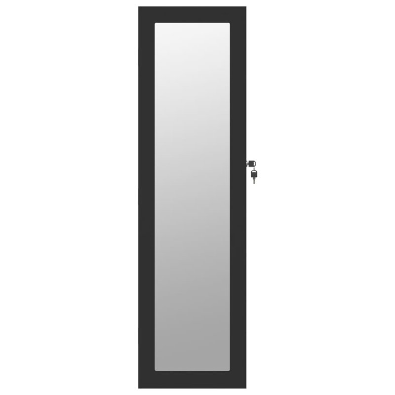 Nashyah Jewelry Armoire, Black