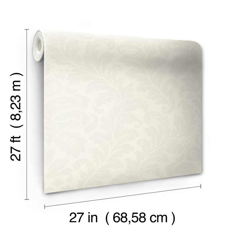Wallpaper Roll by Candice Olson, White