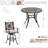 Alexamarie 6 - Person Patio Dining Set Umbrella Hole Included Round Table with Cushions Included
