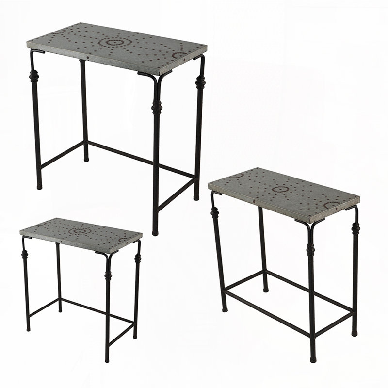 Outdoor Metal Plant Stand Table