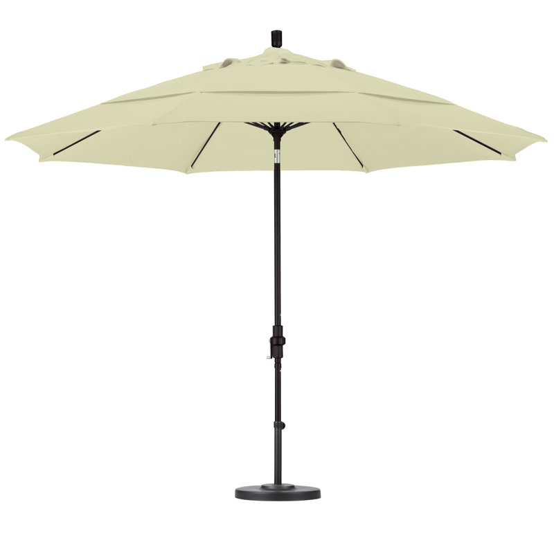 Parasol de marché 11 pi Brent, Toile Sunbrella® naturel