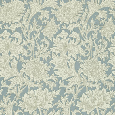 Chrysanthemum Toile Wallpaper