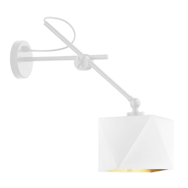 Tabarez Steel Swing Arm Sconce, Navy Blue