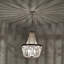 Lustre de style empire unique avec détails perlés Deqwan