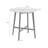 35.5 In. Marble Top Pub Table