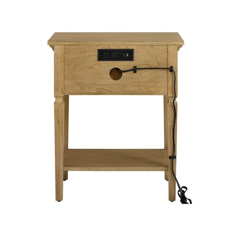 Birchaven 1 Drawer Nightstand, Brindle