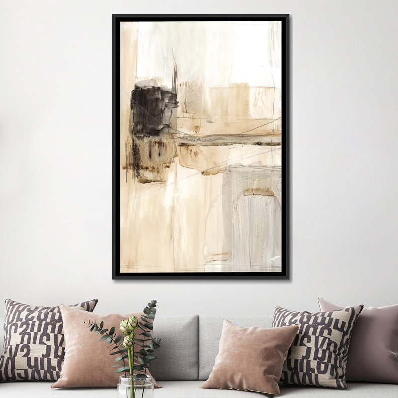 « Electrical Grid I » par Ethan Harper, reproduction d’art, Aucun mat, Toile avec cadre noir, H 60 po x l 40po x P 1,5 po