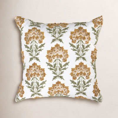 100% Cotton Throw Pillow