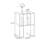 Modern minimalist acrylic small bookcase-712225176