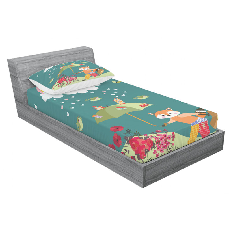 Microfiber Sheet Set, Twin XL Sheet Set with Fitted Sheet