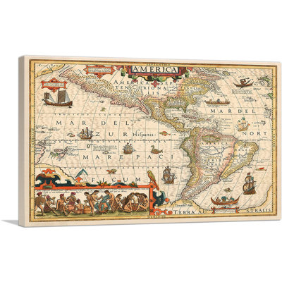 " America 1609 " by Abraham Ortelius