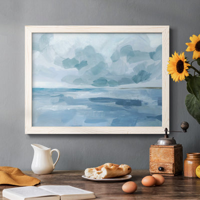 Calm Seascape II - Toile tendue avec châssis rustique