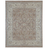 Sultanabad Wool Oriental Area Rug in Camel/Cream