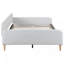 Lit de jour double rembourré pleine grandeur avec 4 pieds de soutien, beige-1485862707-1485862704
