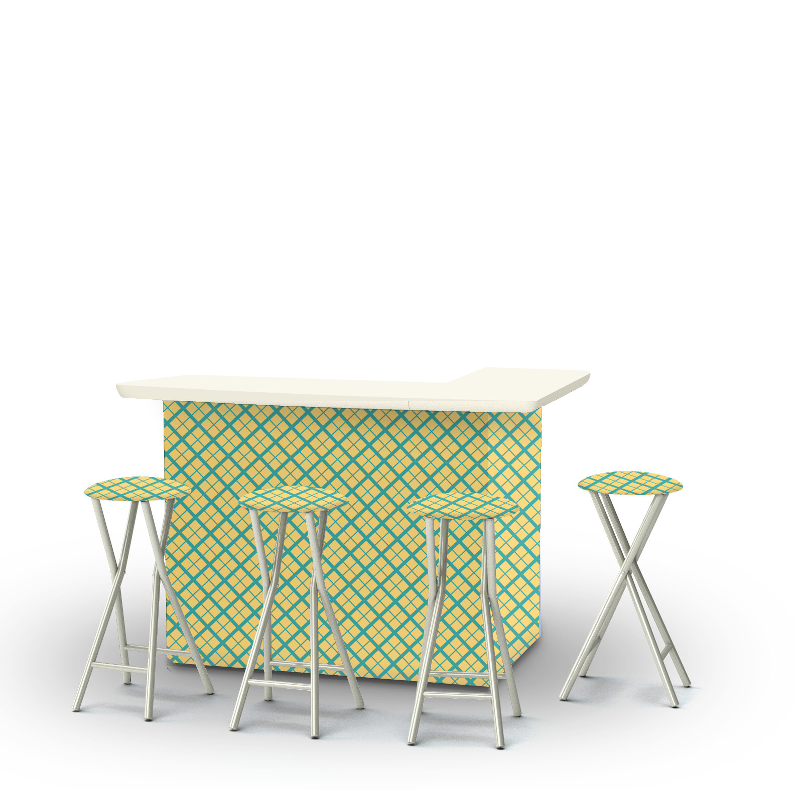 Best of Times Bar Set with Stools Wayfair