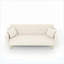 Canapé-lit convertible pliable de 72 pouces de style rétro américain capitonné, revêtu de velours beige, pour les petits salons, les chambres et les bureaux
