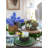 Wood Beaded Round Serving Trays