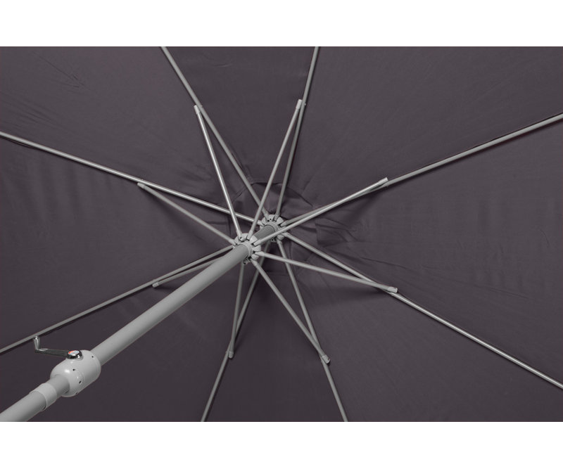 Myrtle 300cm Market Parasol, Grey