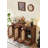 Wabi-Sabi Style Solid Wood & Rattan Sideboard