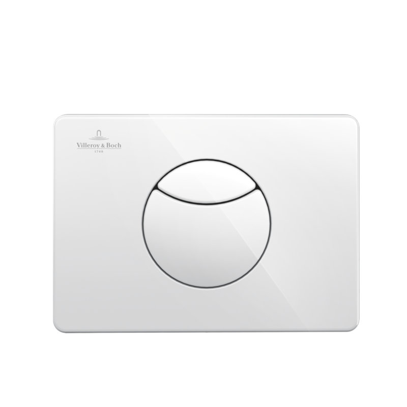 ViConnect WC Flush Plate E100, White