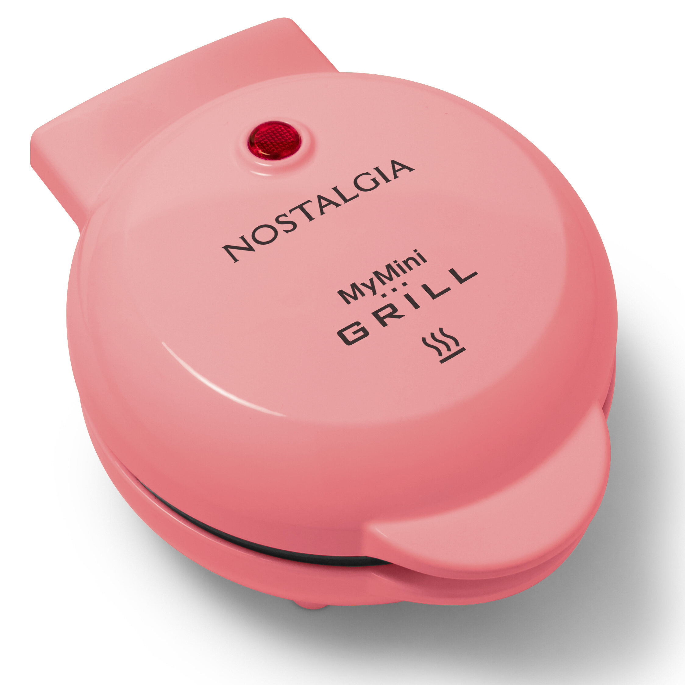 Nostalgia My Mini Red Non-Stick Compact Sandwich Maker Grilled