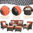 Gering Premium All-Weather Wicker 5 - Person Patio Conversation Set with Cushions-67013956