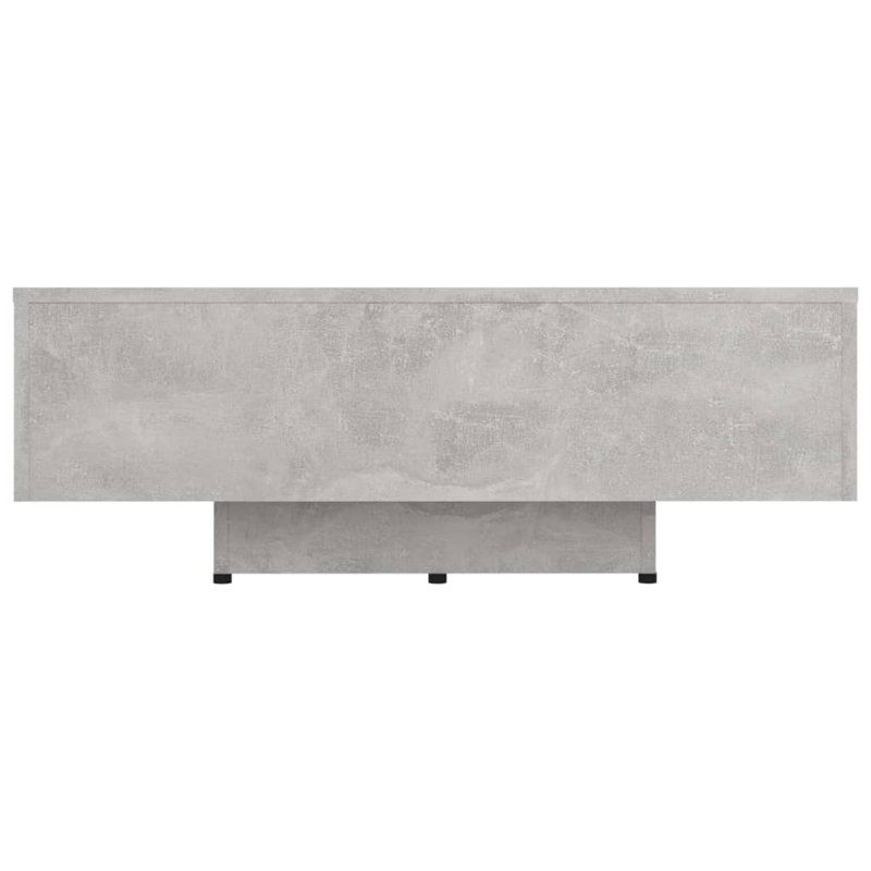 Jlea Solid Coffee Table, Concrete Grey, 31cm H x 85cm W x 55cm D