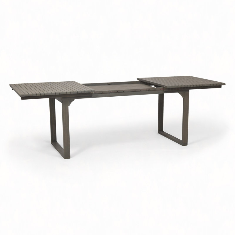 Outdoor Expandable Acacia Wood Dining Table