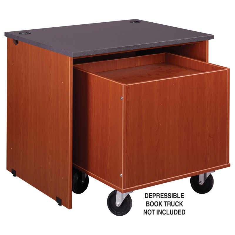 Library 30" H x 36" W Desk Return, Cherry
