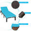 Chaise longue rembourrée réglable en rotin Dizzie-1728108772
