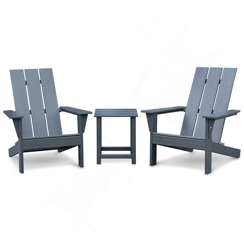 Ensemble de chaises d'extérieur pour 2 personnes Adirondack