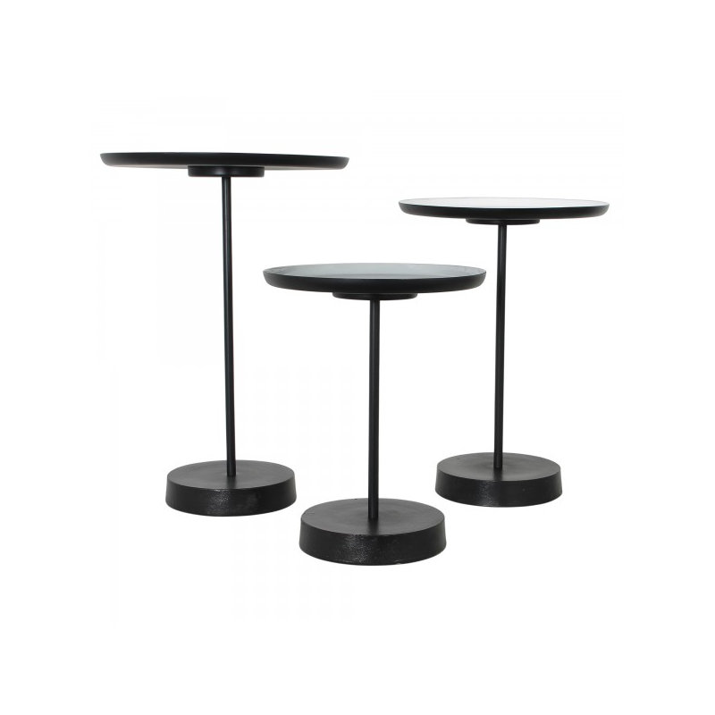 Dormer Iron Tray Top Nesting Tables