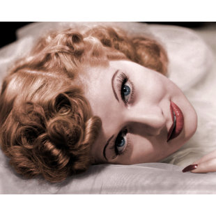 Lucille Ball on Silk - photographie sans cadre
