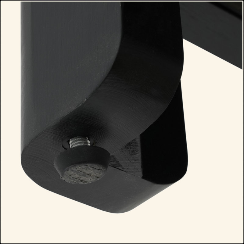 Console de style campagnard Mirod, Noir