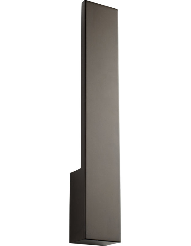 Icon LED Flush Mounted Sconce, Oiled Bronze