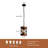 1-Light Farmhouse Solid Wood Single Pendant Light